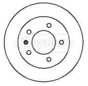 BBD5081 Brzdový kotouč BORG & BECK