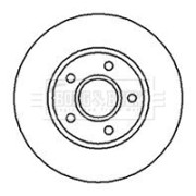 BBD5096 Brzdový kotouč BORG & BECK