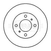 BBD5097 Brzdový kotouč BORG & BECK