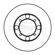 BBD5113 Brzdový kotouč BORG & BECK