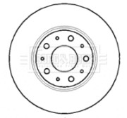 BBD5130 BORG & BECK brzdový kotúč BBD5130 BORG & BECK