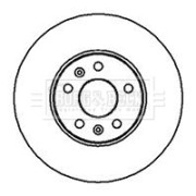 BBD5133 Brzdový kotouč BORG & BECK