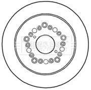 BBD5178 Brzdový kotouč BORG & BECK