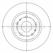 BBD5207 Brzdový kotouč BORG & BECK