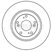 BBD5222 Brzdový kotouč BORG & BECK