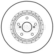 BBD5229 Brzdový kotouč BORG & BECK