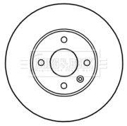BBD5249 BORG & BECK brzdový kotúč BBD5249 BORG & BECK