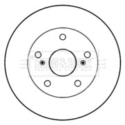 BBD5256 Brzdový kotouč BORG & BECK