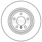 BBD5260 Brzdový kotouč BORG & BECK