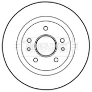 BBD5277 Brzdový kotouč BORG & BECK