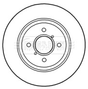 BBD5280 BORG & BECK brzdový kotúč BBD5280 BORG & BECK