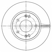 BBD5293 Brzdový kotouč BORG & BECK