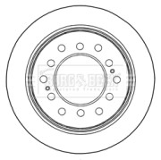 BBD5297 BORG & BECK brzdový kotúč BBD5297 BORG & BECK