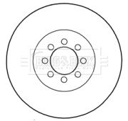 BBD5298 Brzdový kotouč BORG & BECK