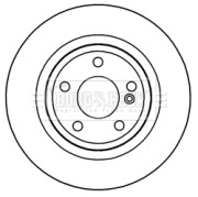 BBD5326 BORG & BECK brzdový kotúč BBD5326 BORG & BECK