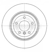 BBD5339 Brzdový kotouč BORG & BECK
