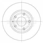 BBD5380 Brzdový kotouč BORG & BECK