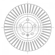 BBD5388 Brzdový kotouč BORG & BECK