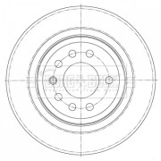 BBD5419 Brzdový kotouč BORG & BECK