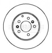 BBD5740S Brzdový kotouč BORG & BECK