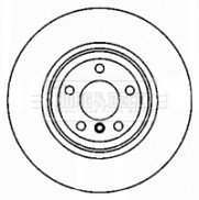 BBD5825S Brzdový kotouč BORG & BECK