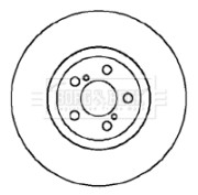 BBD5875S BORG & BECK brzdový kotúč BBD5875S BORG & BECK