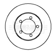 BBD5877S BORG & BECK brzdový kotúč BBD5877S BORG & BECK