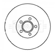 BBD5880S BORG & BECK brzdový kotúč BBD5880S BORG & BECK