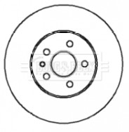 BBD5911S Brzdový kotouč BORG & BECK
