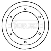 BBD5921S BORG & BECK brzdový kotúč BBD5921S BORG & BECK
