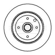 BBD5933S Brzdový kotouč BORG & BECK