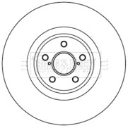 BBD5971S BORG & BECK brzdový kotúč BBD5971S BORG & BECK
