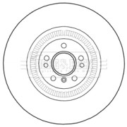 BBD5984S Brzdový kotouč BORG & BECK