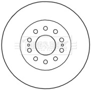 BBD5998S Brzdový kotouč BORG & BECK