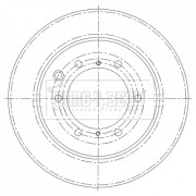 BBD6008S BORG & BECK brzdový kotúč BBD6008S BORG & BECK