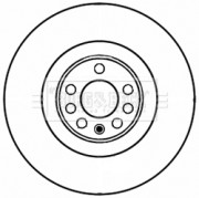 BBD6029S BORG & BECK brzdový kotúč BBD6029S BORG & BECK
