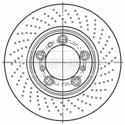 BBD6064S Brzdový kotouč BORG & BECK