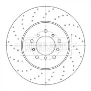 BBD6075S Brzdový kotouč BORG & BECK