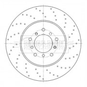 BBD6076S Brzdový kotouč BORG & BECK