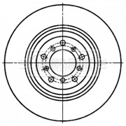 BBD6079S Brzdový kotouč BORG & BECK
