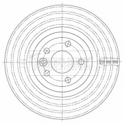 BBD6143S BORG & BECK brzdový kotúč BBD6143S BORG & BECK