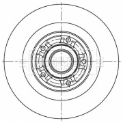 BBD6167S BORG & BECK brzdový kotúč BBD6167S BORG & BECK