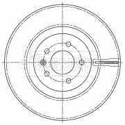 BBD6191S Brzdový kotouč BORG & BECK