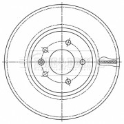 BBD6192S Brzdový kotouč BORG & BECK
