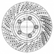 BBD6205S Brzdový kotouč BORG & BECK