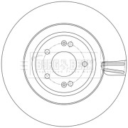 BBD6246S Brzdový kotouč BORG & BECK