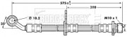 BBH7016 Brzdová hadice BORG & BECK