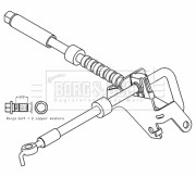 BBH8798 Brzdová hadice BORG & BECK