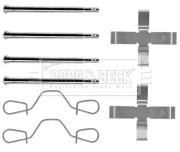 BBK1006 Sada příslušenství, obložení kotoučové brzdy BORG & BECK