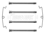 BBK1023 Sada příslušenství, obložení kotoučové brzdy BORG & BECK